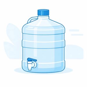 آب مقطر ۵ لیتری سه بار تقطیر حصولی با حداکثر خلوص برای مصارف تخصصی و فوق‌حساس است